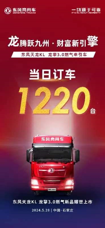 东风天龙KL龙擎30燃气新品上市启动资源市场财富新引擎(图14)